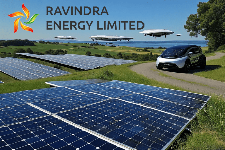 Ravindra Energy Ltd leading the way in solar power and electric vehicle innovation.
