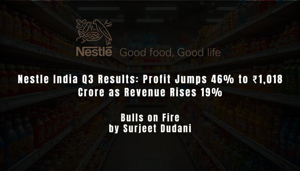 Nestle India Q3 Results profit and revenue growth boosts share market today