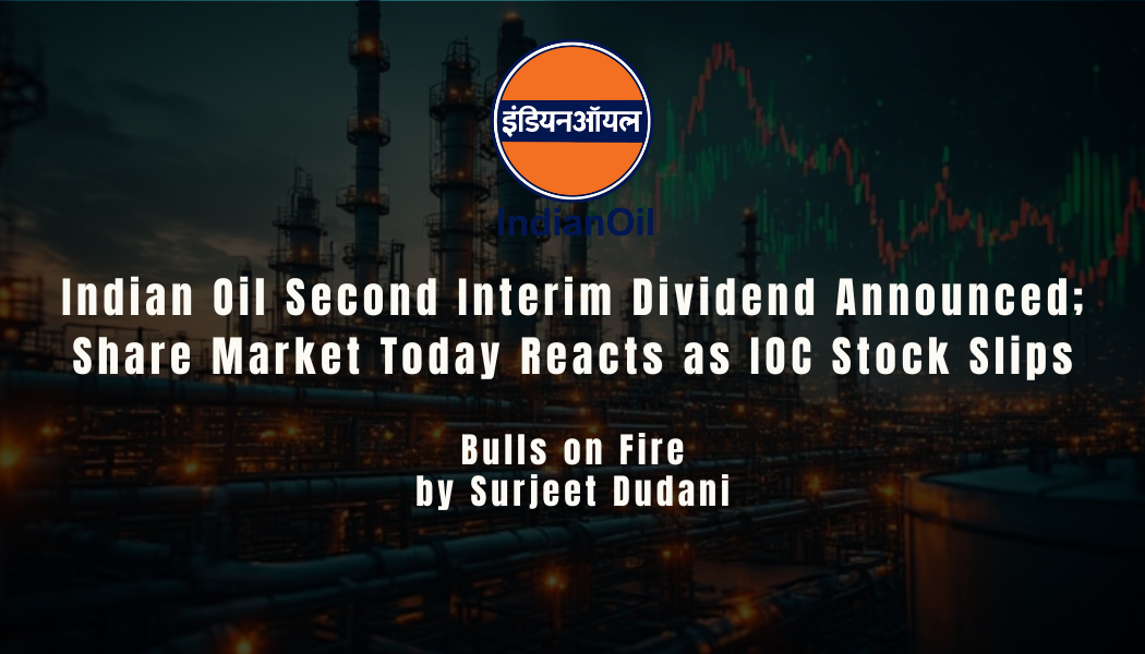 Indian Oil dividend announcement share market today